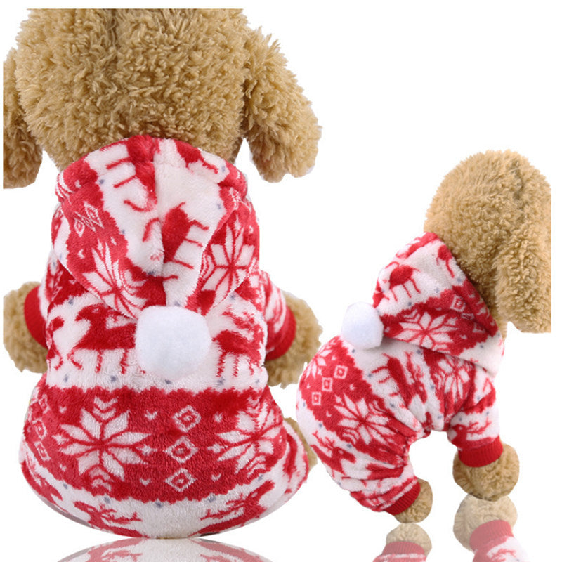 Christmas  Dog Clothes Winter