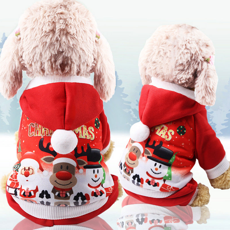 Christmas  Dog Clothes Winter