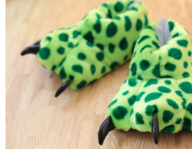 Cat paw cotton slippers