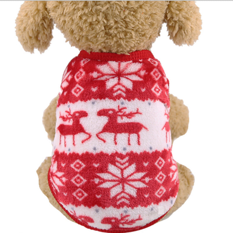 Christmas  Dog Clothes Winter