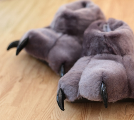 Cat paw cotton slippers